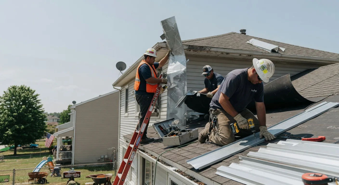 Storm Damage Metal Roof Repair in Dennis Port, MA
